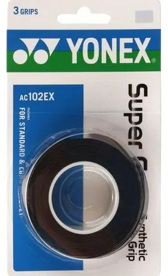 Produktbild von Yonex Super Grap schwarz 3er Tennis - Griffbänder, 196000121300000