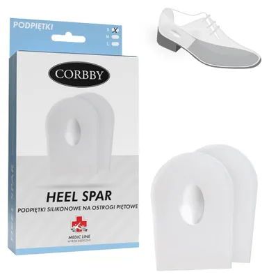 Produktbild von CORBBY HEEL SPAR S Gel-Fersenkissen bei Fersensporn 35-38