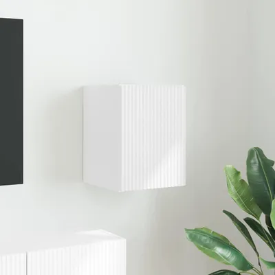 Obrázok produktu pre Maison Exclusive - TV skrinka na stenu, biela, 30 x 31 x 40 cm, drevený materiál