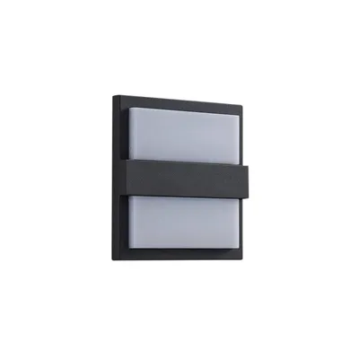 Produktbild von Lucande LED-Außenwandleuchte Gylfi, 20 cm, anthrazit, Alu
