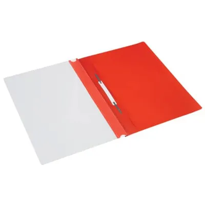 Produktbild von DONAU 1704001-04 Schnellhefter - A4, Multilochung, PVC, rot