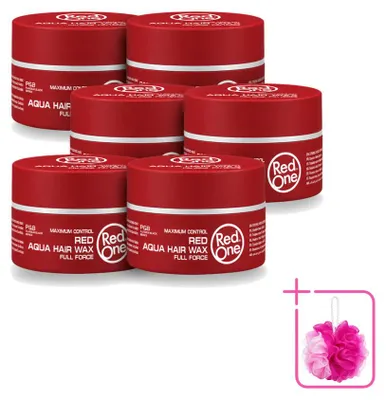 Productafbeelding van 6 x Red One Aqua Haarcrème Rood - 150 ml - Voordeelverpakking - 6 stuks