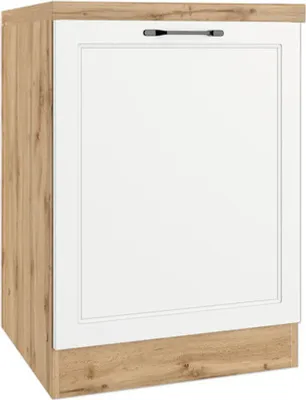 Produktbild von Held Möbel Unterschrank mit Drehtür Lübeck BxTxH 60 x 60 x 86 cm weiß matt zerlegt 416.2.6330