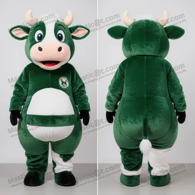 Produktbild von Samtgrüne MASTICOT sanfte Guernsey-Kuh-Maskottchen
