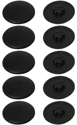 Produktbild von cyclingcolors 10x Abdeckkappen für Torx Schrauben Schraubenabdeckung schraubenkappen Kunststoff, Schwarz T20 12mm