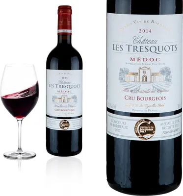 Produktbild von 2014 Médoc Cru Bourgeois von Château Les Tresquots - Rotwein