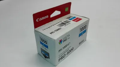 Produktbild von Canon PFI-1000C Tinte Cyan, Cyan, 80 ml, 5025 Seiten