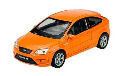 Immagine prodotto di Welly Ford Focus ST Arancione 1:34-1:39 Modello in metallo pressofuso Nuovo in scatola 42378