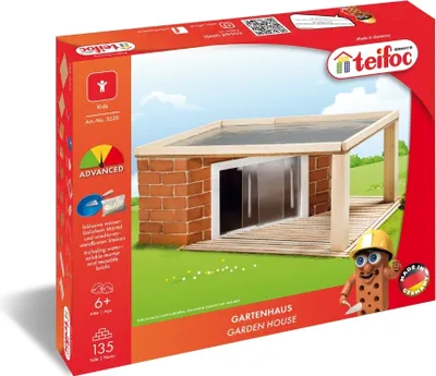 Produktbild von teifoc Steinbaukasten 5220 - Gartenhaus