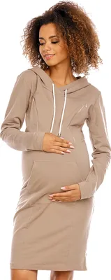 Zdjęcie produktu dla PeeKaBoo Sukienka ciążowa damska Bhremsa cappuccino L