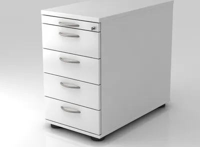 Produktbild von Standcontainer SC50 BM, 80er Tiefe 42,8 x 72 - 76 x 80 cm, 1/3/3/3/3 HE