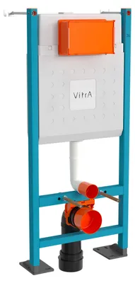 Image de VitrA Bâti-support autoportant pour WC suspendu, 112 cm, 3/6 L - 732-5802-01TF