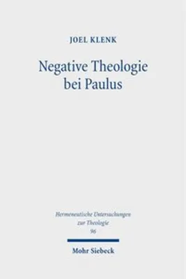 Produktbild von Negative Theologie bei Paulus