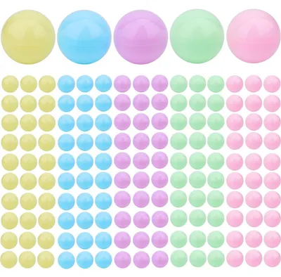 150 leere Kapseln für Kaugummiautomaten, 49,5 mm, bunt