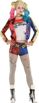 Produktbild von Lizenz Harley Quinn Damenkostüm