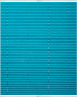 Produktbild von Lichtblick Plissee Klemmfix, ohne Bohren, verspannt Blau, 100 cm, 100 cm x 130 cm (B x L) PKV.100.130.09
