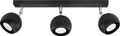 Image de Plafonnier PLAFON PESTEL 3 GU10 Noir LUMILO