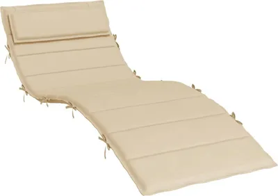 Obrázek produktu pro vidaXL Polštář na lehátko Béžová 180x60x4 cm Oxfordská tkanina