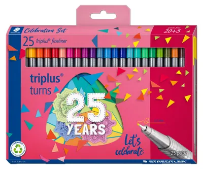 Immagine prodotto di Matite Triplus Fineliner 334 25 colori Staedtler