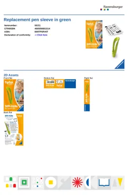 Image de Couvre-stylo interchangeable vert Ravensburger 00151