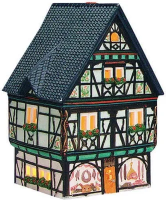 Produktbild von Wurm - Lichthaus Metzgerei Linz/Rhein aus Porzellan, B10 x T10 x H19 cm
