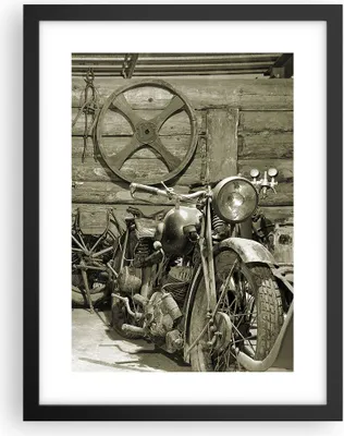 Produktbild von Gerahmtes Poster - Schwarzer Rahmen - Werkstatt Motor - 30x40 cm - Wand Bild - Wanddeko - Wandbilder - Kunstposter - Wandposter - Bilderrahmen - Bilder - Kunstdruck - Wandbild - P2BPA30x40-3519