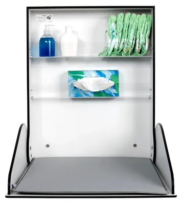 Produktbild von KAWA HPL | Wandwickeltisch von und GS-er Wickeltisch (weiß)
