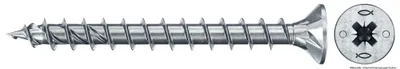 Produktbild von fischer Spanplattenschraube PowerFast, FPF II CZF 5,0 x 50 BC 200 Senkkopf mit Kreuzschlitz PZ Vollgewinde galvanisch verzinkt, blau passiviert, 200 Stück
