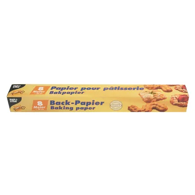 Zdjęcie produktu dla Papier do pieczenia PAPSTAR, szerokość: 380 mm, długość: 8 m, brązowy