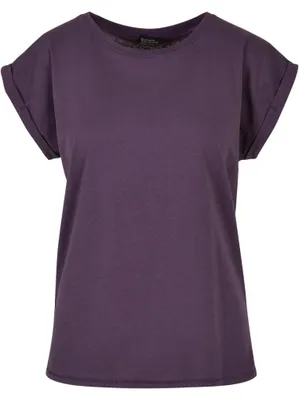 Produktbild von Build Your Brand Damen T-Shirt Ladies Extended Shoulder Tee, lang geschnittenes