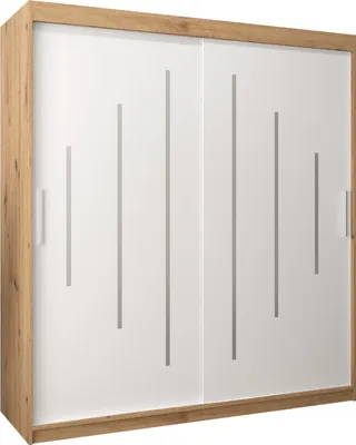 Produktbild von Kleiderschrank, Schiebetürenschrank Schlafzimmer, Schrank YORK 180 cm