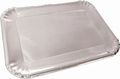 Produktbild von Bristol Novelty - Papier Servierplatte (6er-Pack) BN2677 (Einheitsgröße) (Silber)
