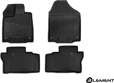 Produktbild von ELEMENT 3D Gummimatten Set passend für Honda Pilot ab 2016 | 4-teilig