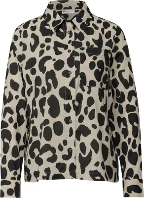 Produktbild von EOS_Shirtcollar Blouse_AOP 26620 coastal beige Größe 42