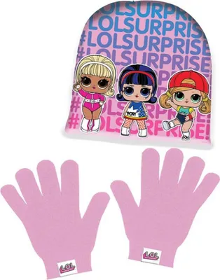 Produktbild von LOL Surprise Mütze mit Handschuhen – Einheitsgröße für Kinder