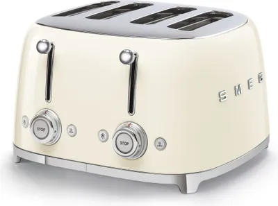 Produktbild von Smeg Tsf03creu Broodrooster 4 Sleuven 4 Sneden Crème