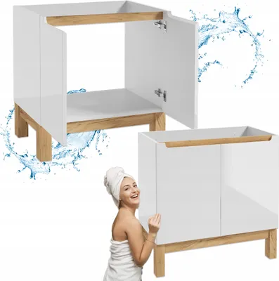 Vicco Armoire De Salle De Bain Noir 30 X 189.5 Cm Avec 2 Portes Et 3 Compartiments Edge