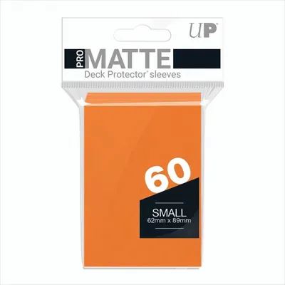 Image de Ultra Pro - Orange Pro-Matte Sleeves small (60)