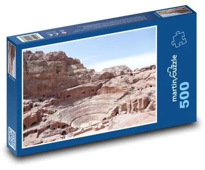 Obrázek produktu pro Puzzle 500 Starověký amfiteátr Petra - martinpuzzle