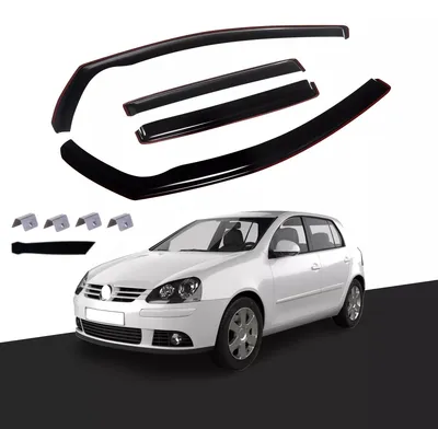 Immagine prodotto di Set di 4 deflettori per VW Golf 5 (berlina 5 porte/HTB) 2003–2008