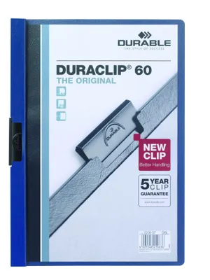 Obrázok produktu pre Viazacie klipy Duraclip Original 60 tmavo modré 5 kusov Balenie 5 kusov