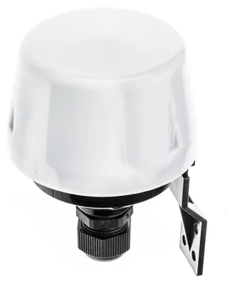 Dämmerungsschalter außen, einstellbar 5-50 Lux, IP44, 230V