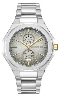 Zdjęcie produktu dla Cerruti 1881 Zegarek wielofunkcyjny Lucardo Grey - Silver