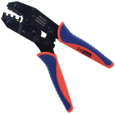Productafbeelding van Krimptang voor Geïsoleerde Kabelschoenen 0,5-6,0 mm² met Ratelfunctie