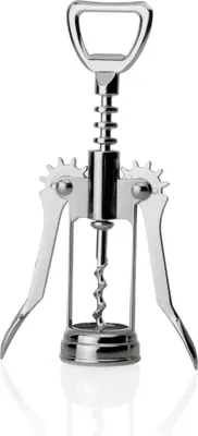 Produktbild von WAS 1002193 Küchenhelfer Hebelkorkenzieher - 17 cm, Messing verchromt