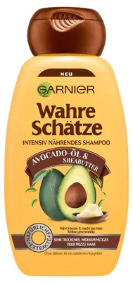 Zdjęcie produktu dla Garnier True Treasures Szampon Olejek z Awokado i Masło Shea 250ml