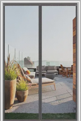 Produktbild von Fliegengitter für Balkontür 215x210 cm, magnetisch, ohne Bohren