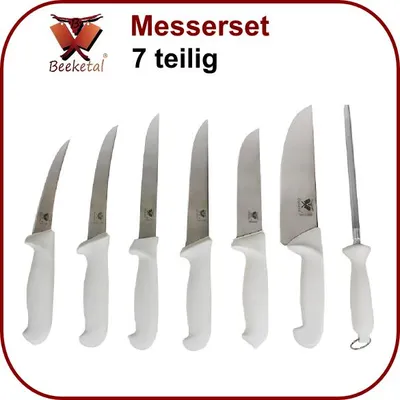 Produktbild von Beeketal Schlachtmesser Messer Fleischermesser Messerset BM7