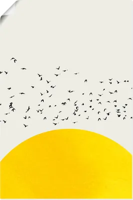 Produktbild von ARTland Poster Tausend Vögel Größe: 80x120 cm