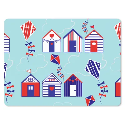 Produktbild von MuchoWow® Mauspad Mousepad Strand - Drachen - Muster 23x19 cm - Mousepads - Maus Mat - Pad - Mausunterlage - Schreibtischunterlage - Mauspad